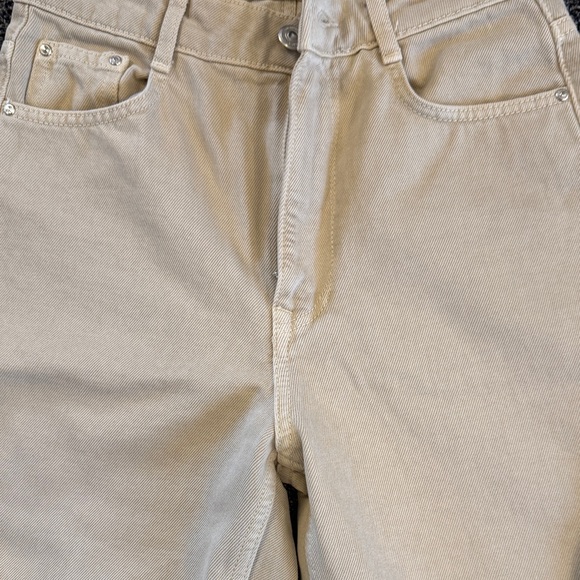 Zara Beige Corduroy Trousers - Picture 3 of 3